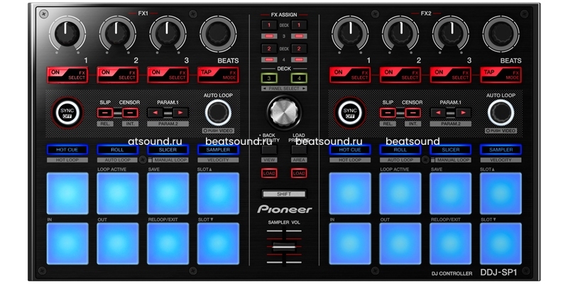 Новый диджей контроллер PIONEER DDJ-SP1 для SERATO DJ